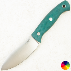 Нож Южный Крест Нессмук норд хантер, Convex, Elmax, Micarta Изумруд, Насечка, 231.1852.Elmax.K